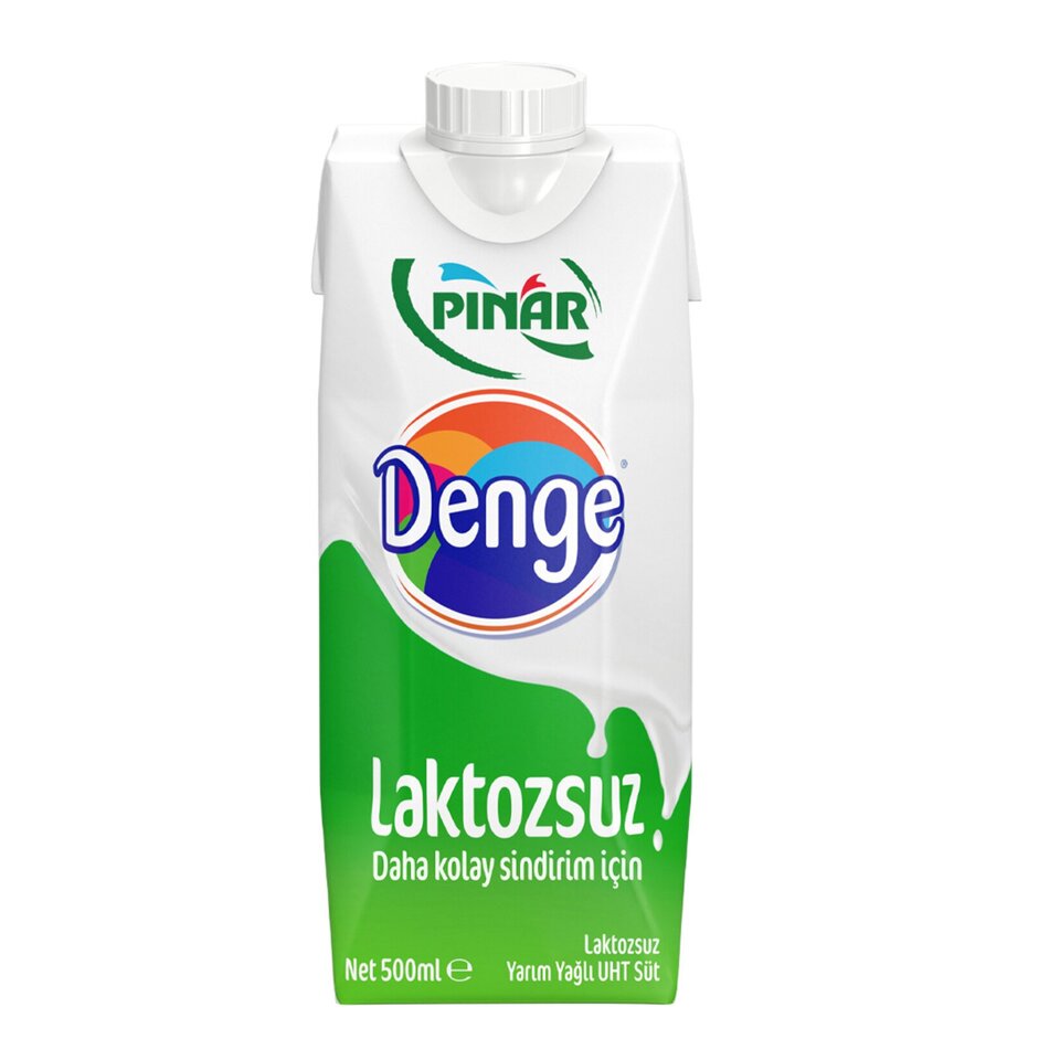 PINAR SÜT 1/2 LT  DENGE LAKTOZSUZ   *12